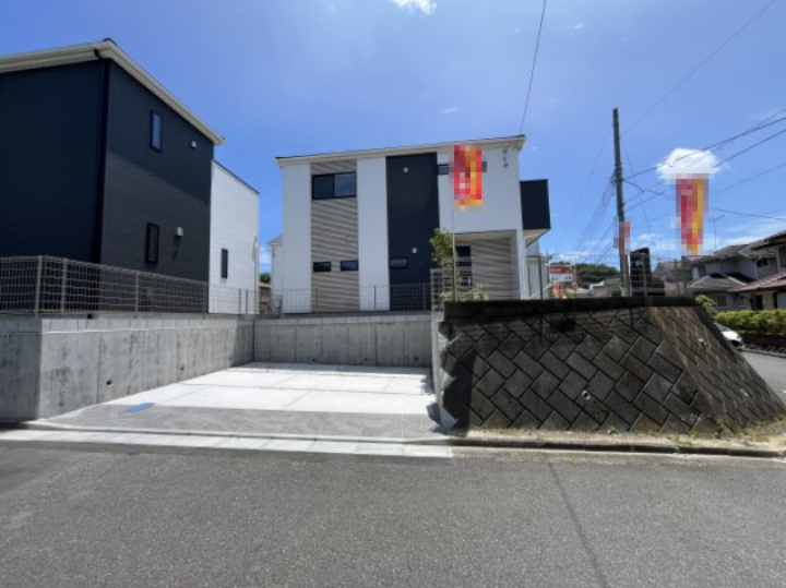 祝　成約済み　八王子市　北野台４丁目　新築戸建ての外観|～仲介手数料無料☆八王子ひなた不動産～　八王子市北野台　新築戸建て