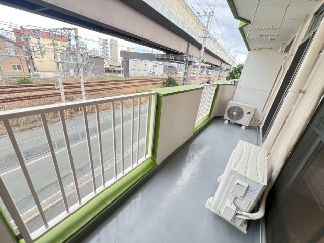 ベアコーポ光のバルコニー