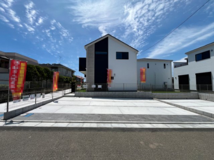 祝：成約済み　八王子市　北野台４丁目　新築戸建ての外観|～仲介手数料無料☆八王子ひなた不動産～　八王子市北野台　新築戸建て