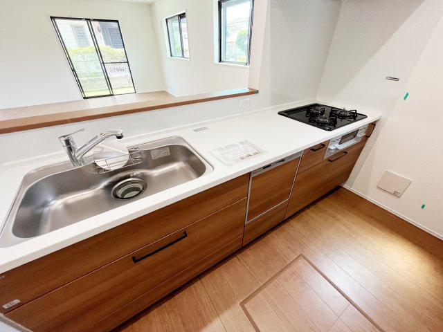 『八王子市新築戸建て』八王子市北野台4-1281-34【仲介手数料無料】のキッチン|～仲介手数料無料☆八王子ひなた不動産～　八王子市北野台　新築戸建て
