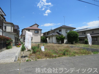 【外観】 | 羽村神明台１丁目売地 | 敷地面積約６０坪あり、南道路に面しています
