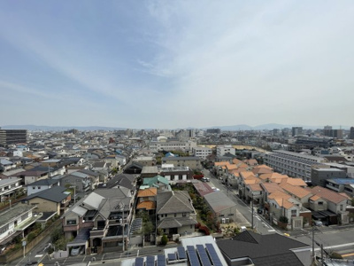 【展望】 | リバーガーデン三国ヶ丘けやき通り | 最上階についき眺望良好です