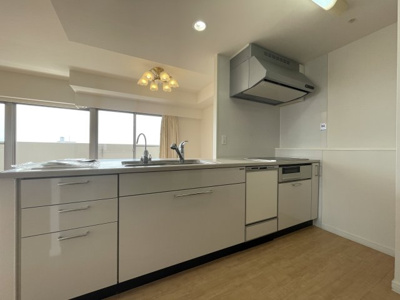 【キッチン】 | リバーガーデン三国ヶ丘けやき通り | 使い勝手のよいシステムキッチンをご用意しています