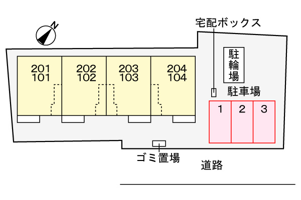 Ｋ．ｃｌｏｖｅｒの駐車場|駐車場