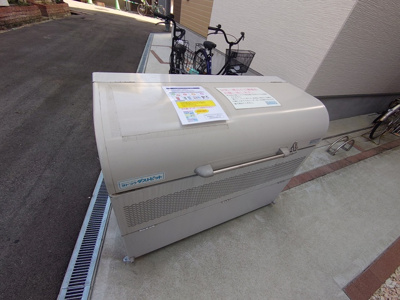 【その他共用部分】 | SEARCH RIGHT 淡路町 | 敷地内ごみ置き場です。