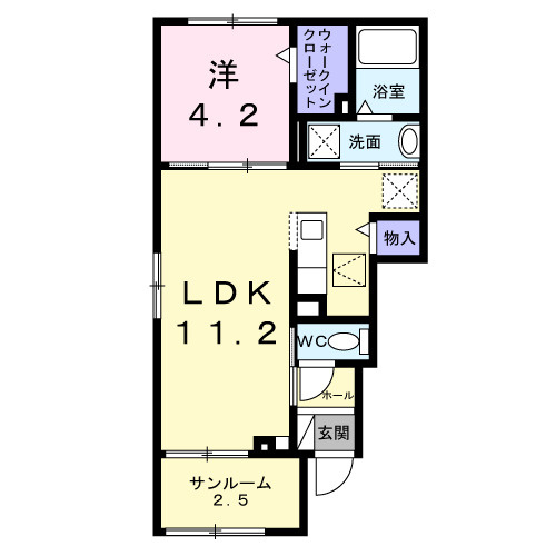 コンフォート　ヒルの間取り