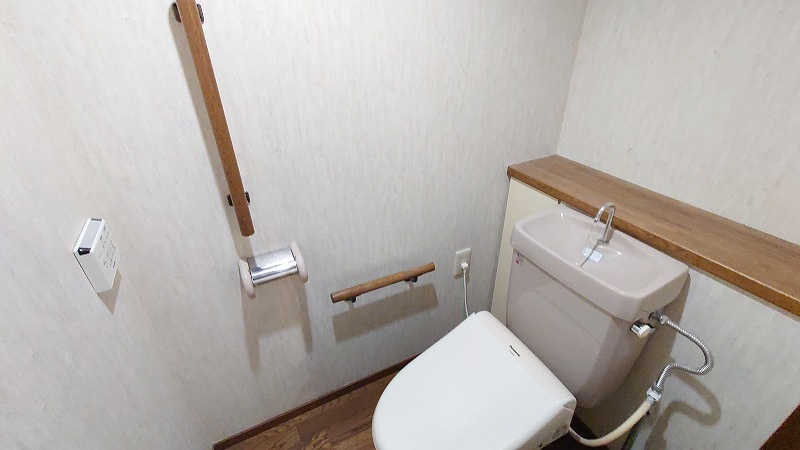 シャレール城山のトイレ|ゆったりとした空間のトイレです
