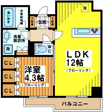 【間取り】 | ル・シュクレ永福