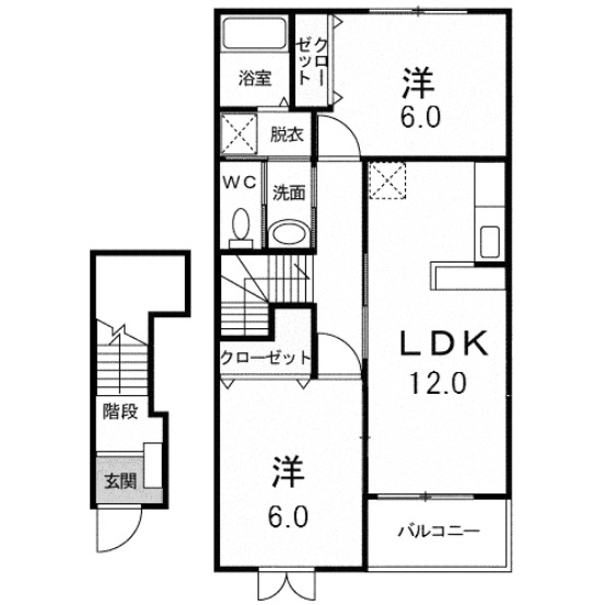 【間取り】 | フローラル　ヒル