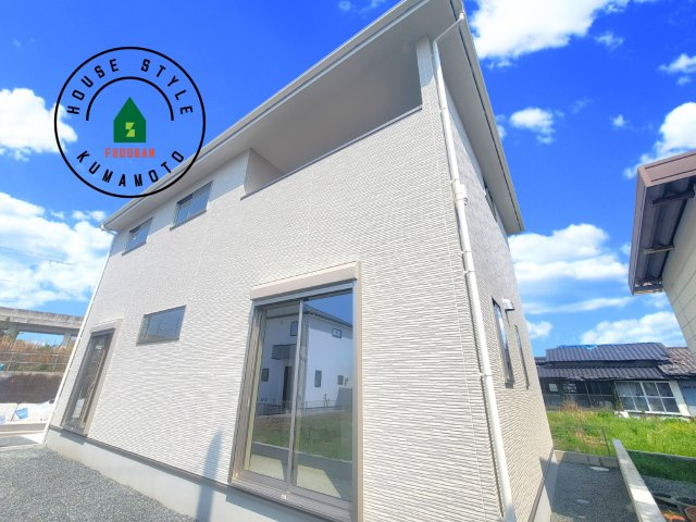 熊本市南区富合町杉島第1-2棟（5号棟）　の外観|デザイン性のある外観です。