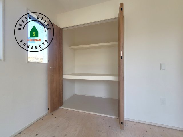 熊本市南区富合町杉島第1-2棟（5号棟）　の収納|収納には困りません。