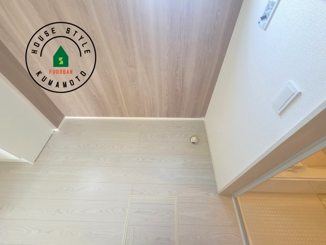 熊本市南区富合町杉島第1-2棟（5号棟）　のランドリースペース|ランドリースペースとなります。広々して有効的にご使用できます。 