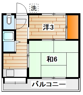 【間取り】 | 岡村荘（下末吉）