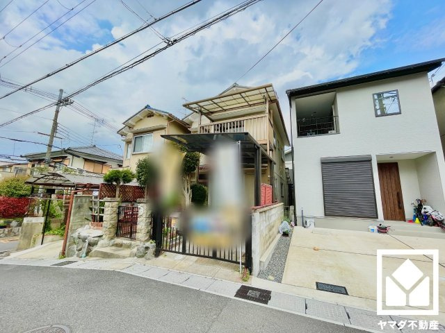 宇治市広野町宮谷の売地の外観
