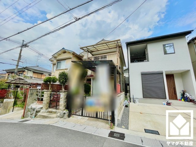 宇治市広野町宮谷の売地の外観