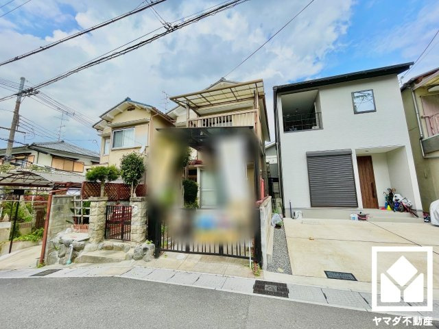 宇治市広野町宮谷の売地の外観