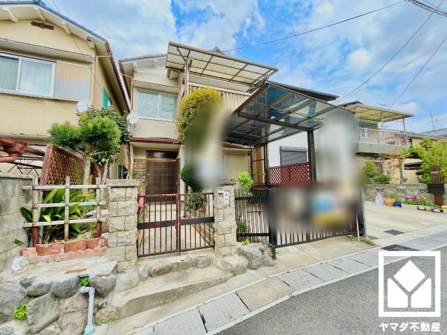 宇治市広野町宮谷の売地の外観