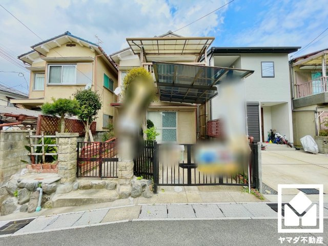 宇治市広野町宮谷の売地の外観