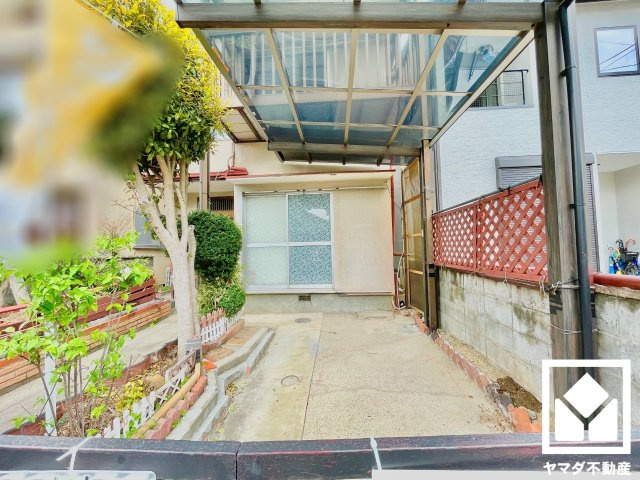 宇治市広野町宮谷の売地の外観