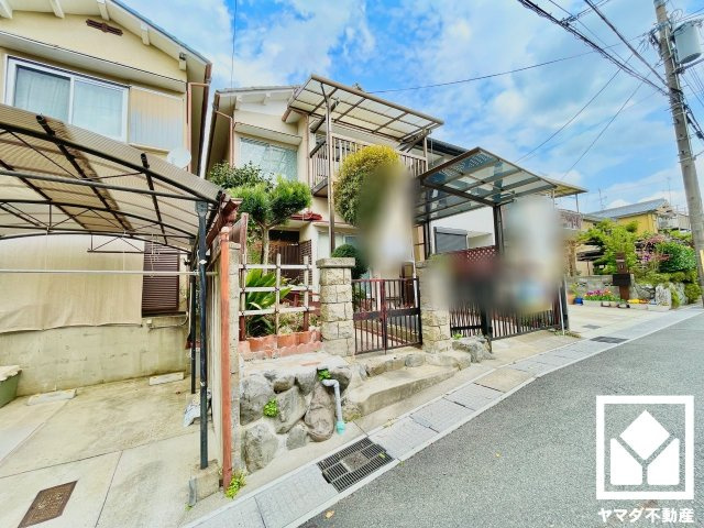 宇治市広野町宮谷の売地の外観