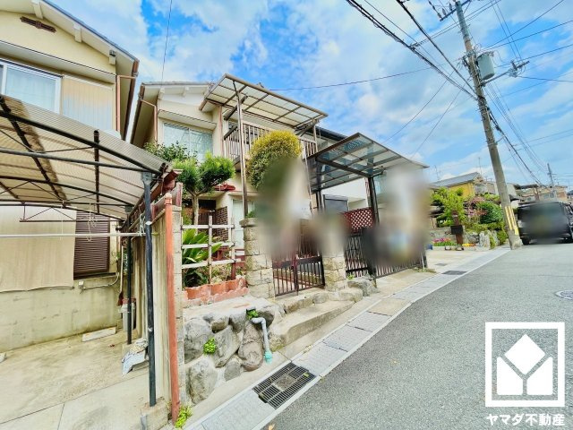 宇治市広野町宮谷の売地の外観