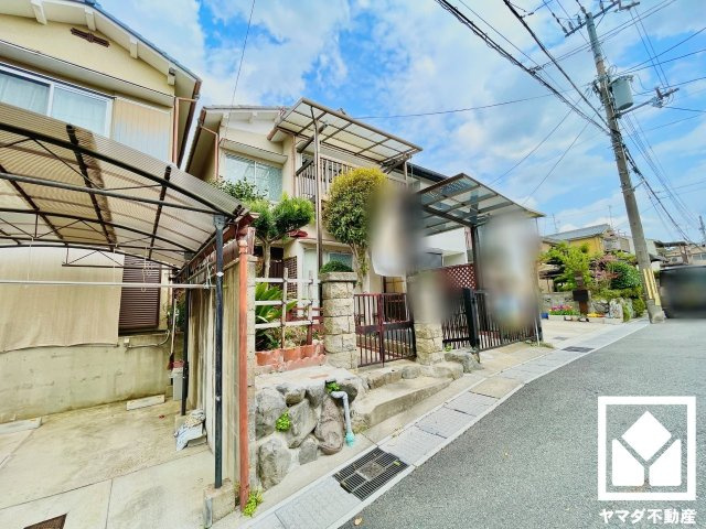宇治市広野町宮谷の売地の外観