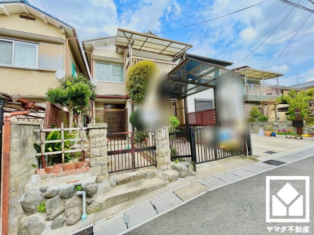 宇治市広野町宮谷の売地の外観