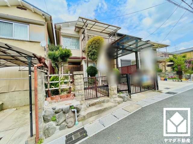 宇治市広野町宮谷の売地の外観