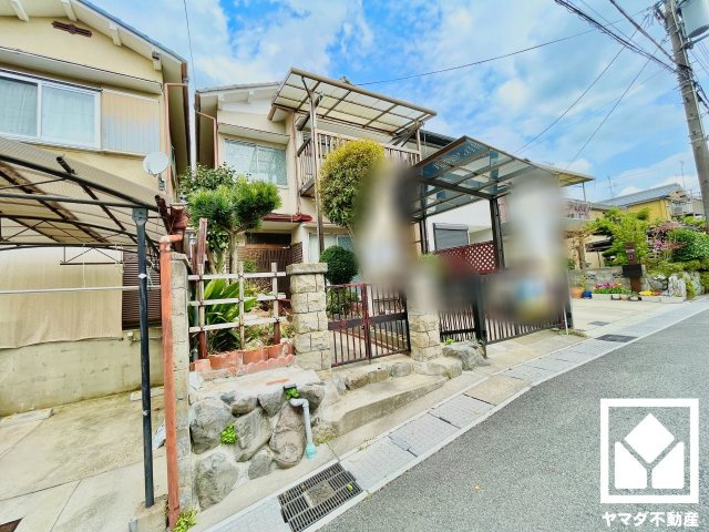 宇治市広野町宮谷の売地の外観