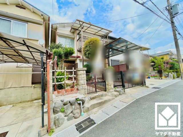 宇治市広野町宮谷の売地の外観