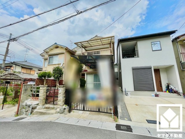 宇治市広野町宮谷の売地の外観