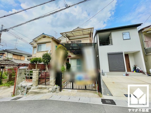 宇治市広野町宮谷の売地の外観