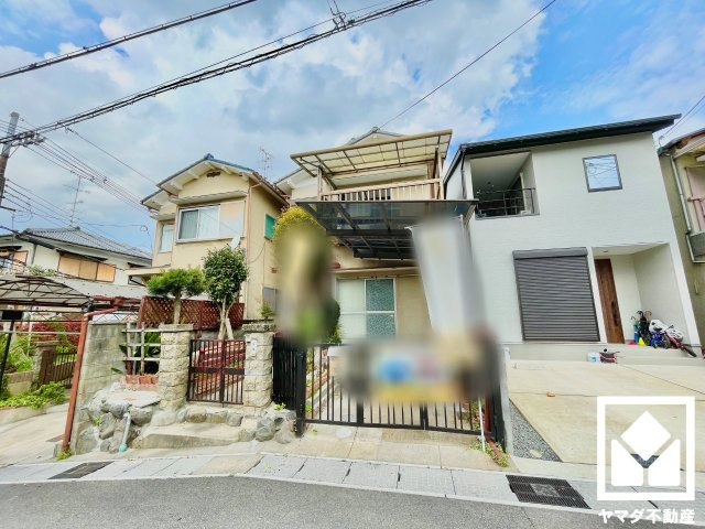 宇治市広野町宮谷の売地の外観