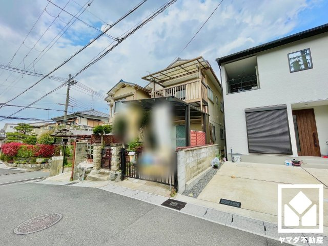 宇治市広野町宮谷の売地の外観