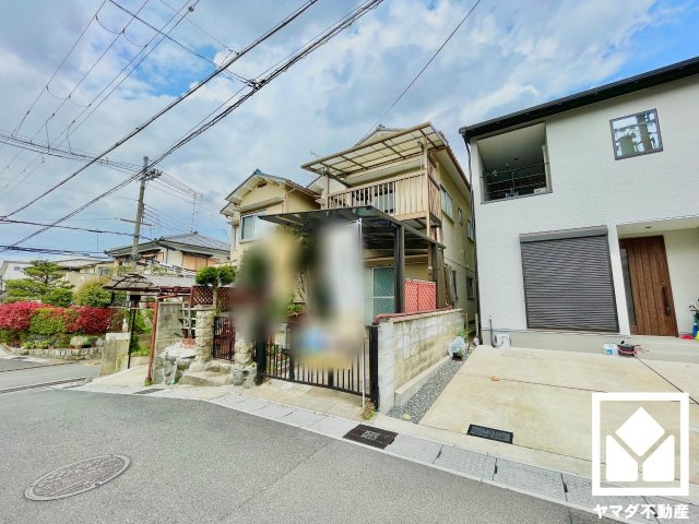 宇治市広野町宮谷の売地の外観