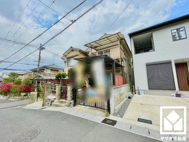 宇治市広野町宮谷の売地の外観