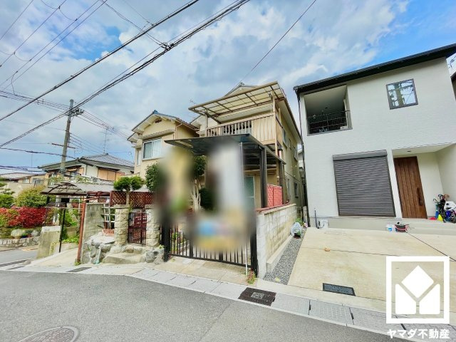 宇治市広野町宮谷の売地の外観