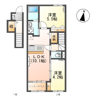 【間取り】 | （仮）間々田新築アパート