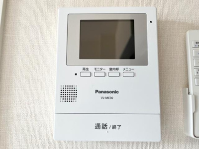 【セキュリティ】 | （仮）間々田新築アパート | カメラ付インターホン（イメージ）