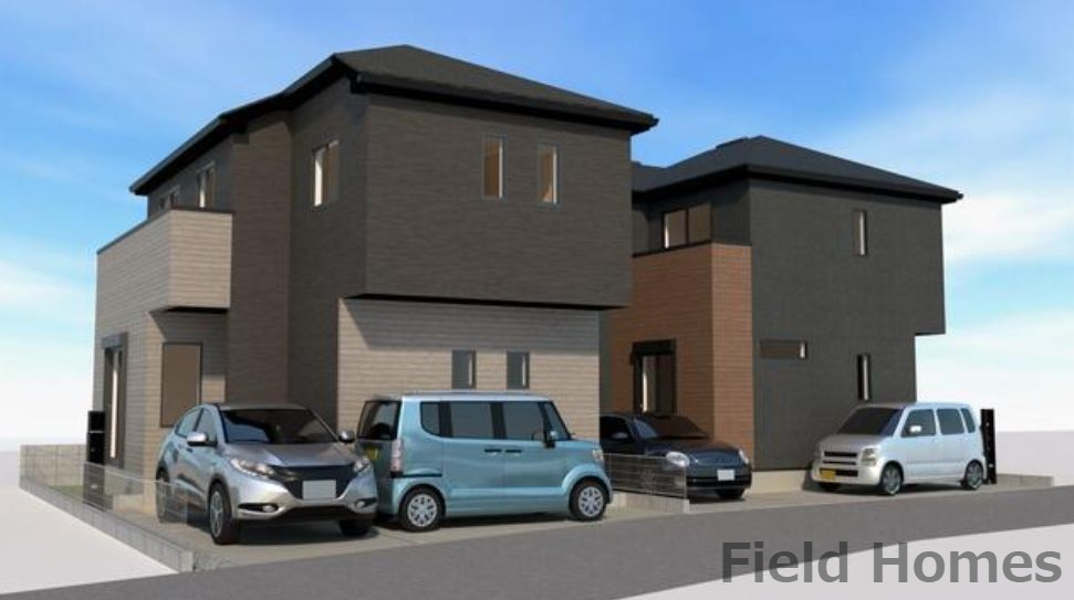 厚木市妻田東3丁目新築戸建て　24-1期2号棟の外観パース|外観イメージ「厚木市妻田東3丁目新築戸建て」