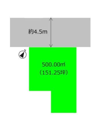 和歌山市古屋　土地の土地図