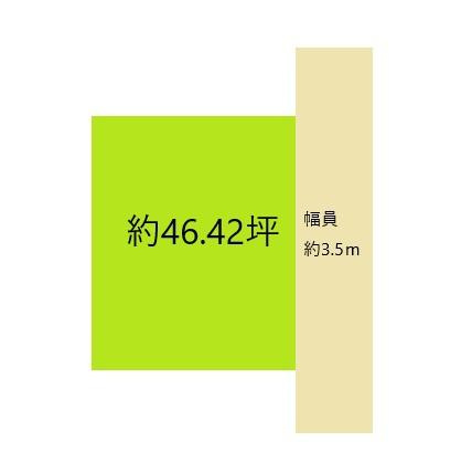 和歌山市狐島　土地の土地図