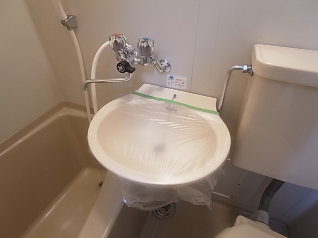 神戸市須磨区高倉台１丁目の賃貸マンションの洗面所|洗面