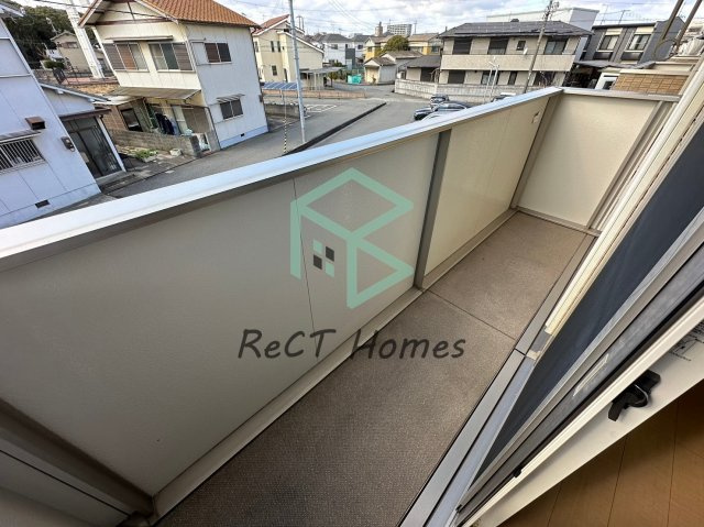 オークス中島のバルコニー