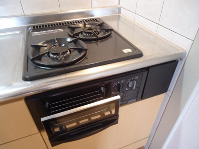 【キッチン】 | メゾンミルキーウェイⅡ | ガスコンロ