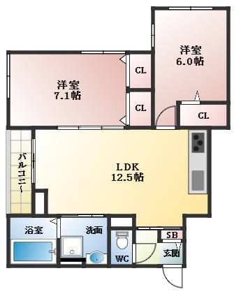 【間取り】 | マヨール御舟町