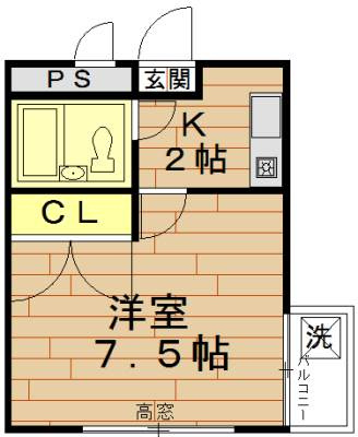 フレグランス大宮の間取り