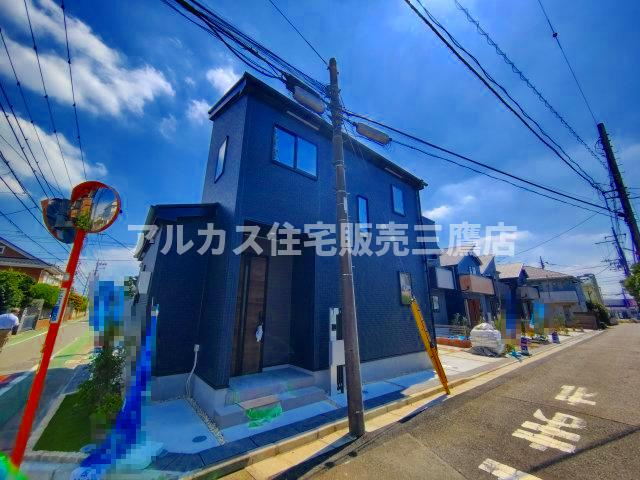 三鷹市上連雀６丁目 中央線 三鷹駅 新築戸建の前面道路含む現地写真