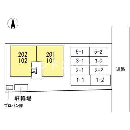 エトワール小相木の駐車場|高崎、前橋のお部屋探しはエンドスケープまで！お客様の理想お聞かせ下さい♪