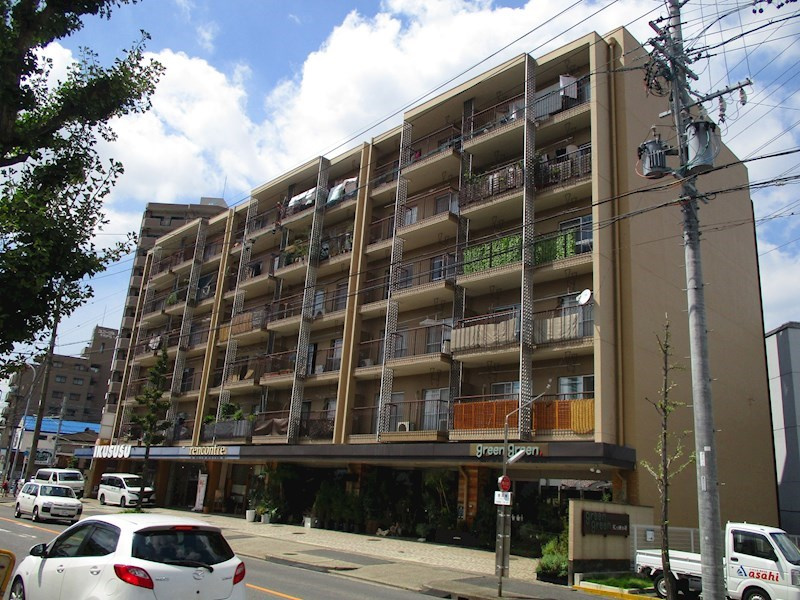 香流橋ハイツの外観